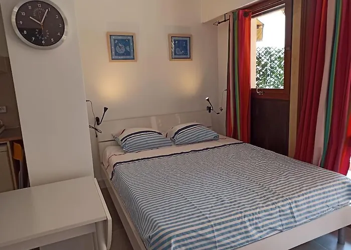 Studio 4 Pers, Terrasse, Climatisation, Parking Inclus